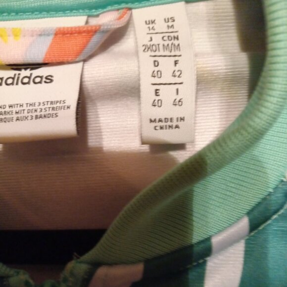 Adidas Tropicalage SST Graphic Superstar Women's Track Jacket Palm Size Medium - Picture 3 of 8